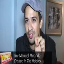 TV: Lin-Manuel Miranda Talks HEIGHTS Movie